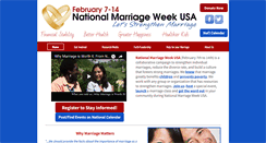 Desktop Screenshot of nationalmarriageweekusa.org